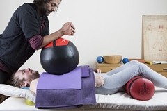 Chest with weighted ball